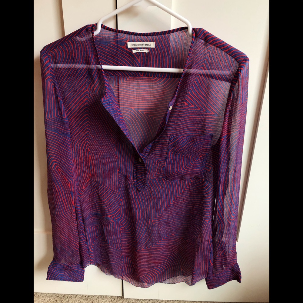 Sheer blouse